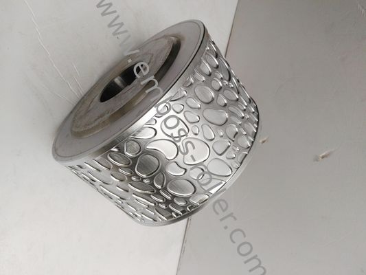 Металлический стальной выбивая ролик с безшовной трубой 45#, Кнурлинг ролик