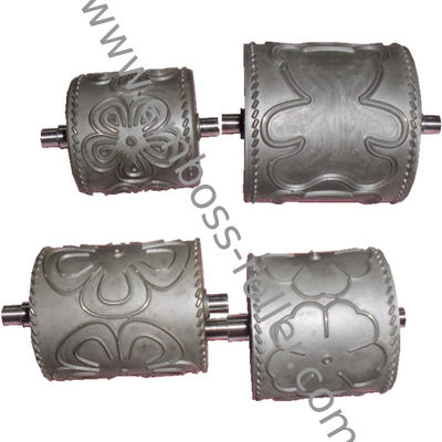 ลูกกลิ้งลายนูนลายไม้แบบกำหนดเองทางกล