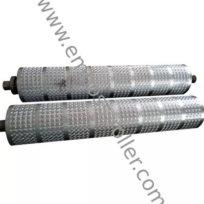 Accessoires de chaîne de production de revêtement de sol de SPC de rouleau en plastique en aluminium de cylindre