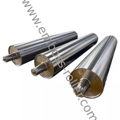 मिल समाप्त जस्ती ग्रेविटी रोलर बड़े स्टील सिलेंडर रोलर औद्योगिक स्टील रोलर्स