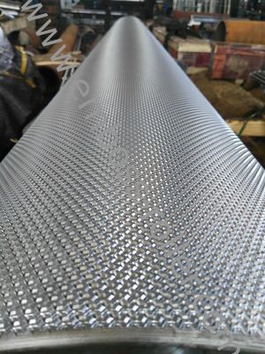 গ্র্যাভর প্রিন্টিংয়ের জন্য শস্য প্যাটার্ন রোলার এম্বেসিং, এমবসিং সিলিন্ডার