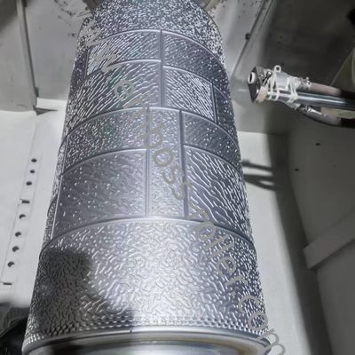 HV1100/HRC62 Oppervlaktehardheid Embossing Roller met 600-1600mm Breedte en Lasergegraveerd Ontwerp