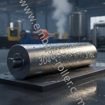 Rouleau de gaufrage et cylindre de gaufrage en acier inoxydable 304 316L anti-rouille résistant à la corrosion pour environnements humides