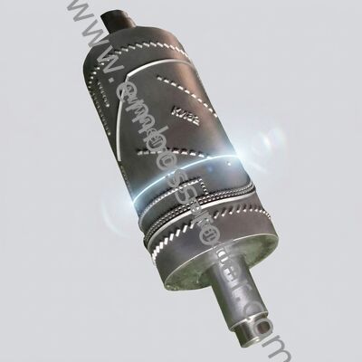 Custom Leather Texture Pattern Steel Embossing Roller with HRC58 Hardened Surface and High Precision Laser Engraving