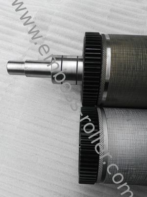 ролик противо-давления бумаги алюминиевой фольги Стал-к-стали вогнут-выпуклый