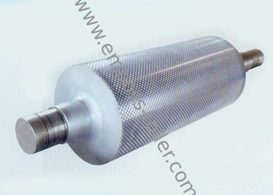 Alloy / Carbon Steel Embossing Roller with heat treatment For Laminate Coating