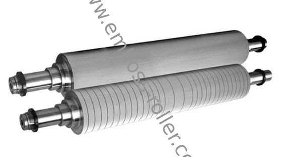 Custom Engraved Pattern Steel Roller with CNC Precision Engraving and Hard Chrome Finish for Embossing Lines