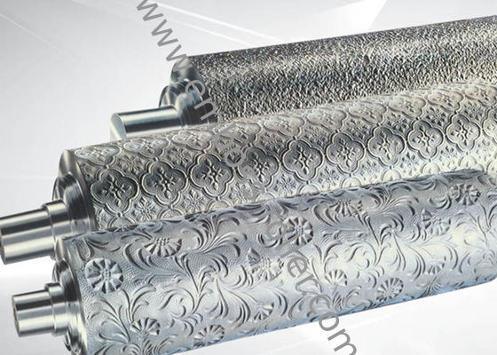 Chrome-Platte Knurlings-lederne Prägewalze-Oberflächenrauigkeit Rao.01