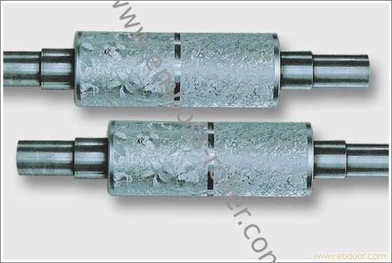 Laminowanie i nawijanie rolek chłodzących z motywem kwiatowym, cylinder wytłaczający