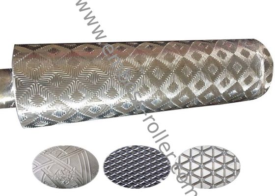 Grawerowany stalowy wałek do wytłaczania metalu Dostosowany rozmiar