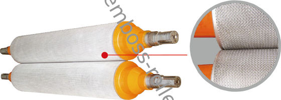 Polier-Anilox-Rolle für die Papierkarton-Maschinerie, Plastik und Leder, die Rolls prägen