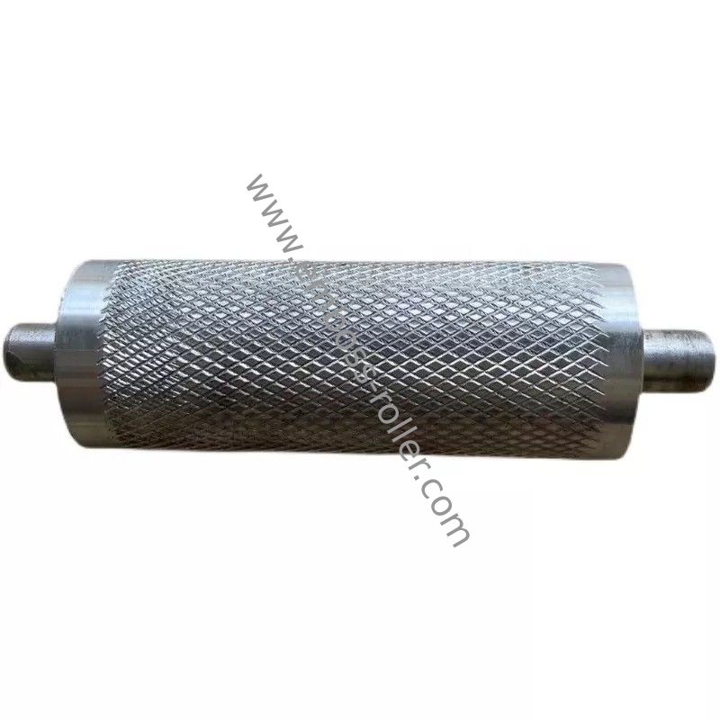 Copper Plated Laser Engraved Embossing Roller with HRC58-62 Hardness and 42CrMoA Alloy Steel Construction