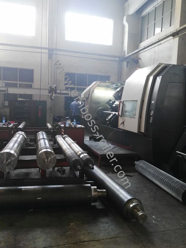 HRC 58-62 Hardness Embossing Roller with Custom Embossed Design and Anti-corrosive Plating for Durable Performance