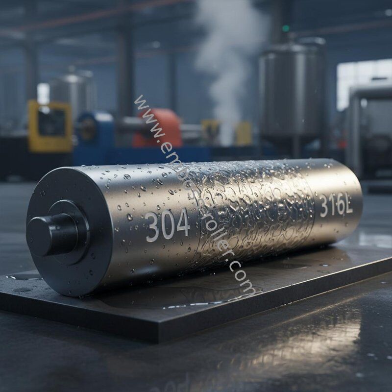 Rouleau de gaufrage et cylindre de gaufrage en acier inoxydable 304 316L anti-rouille résistant à la corrosion pour environnements humides
