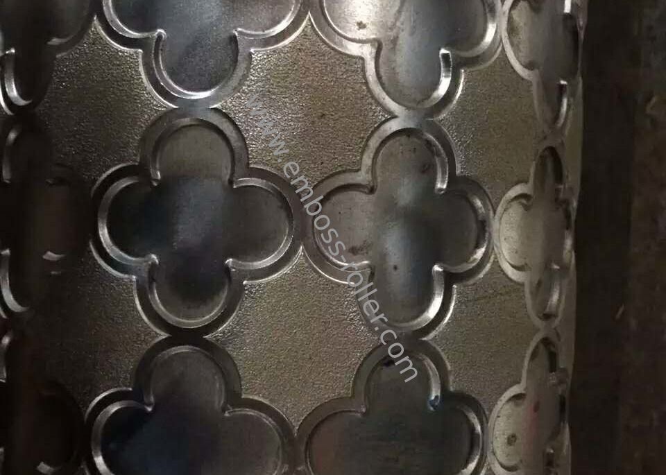 Laser Engraved DC53 Tool Steel Embossing Roller for Customizable Wood Plastic Composite Decking