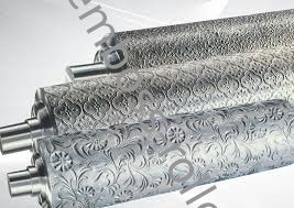 Anti - corrosive Embossing Roller For Wall Paper / Plastic / Sheet  / Leather