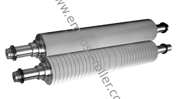 Custom Engraved Pattern Steel Roller with CNC Precision Engraving and Hard Chrome Finish for Embossing Lines