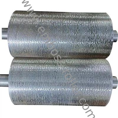 HRC 58-62 Hardheid Warmtebehandelde corrosiebestendige embossingstaalrol voor precisie-embossing