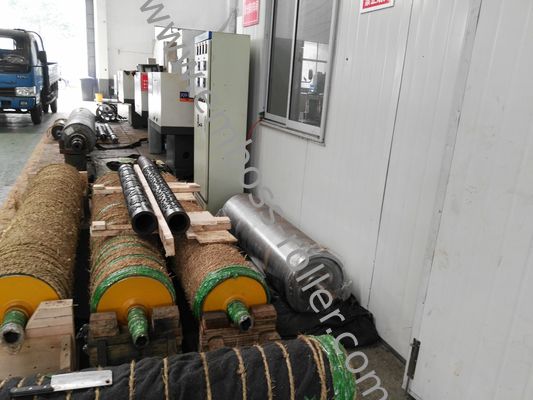 38CrMoAlA Anti Pemalsuan Embossing Roller Pola Kustom Permukaan