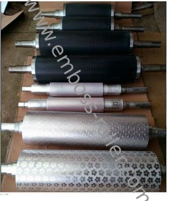 Manuelle Prägewalze 600-1600mm lasergraviert HV1100/HRC62