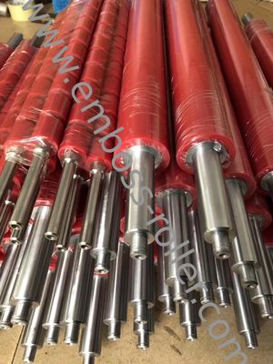 Customized Decorative Board Rubber Embossing Roller With High Precision