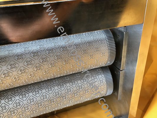 Silinder Embossing Baja Paduan Seamless Disesuaikan Untuk Mesin Emboss Ultrasonik