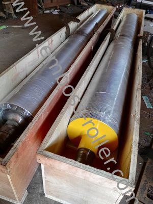 고객 그림은 엠보싱 롤러 크롬 도금을 때립니다